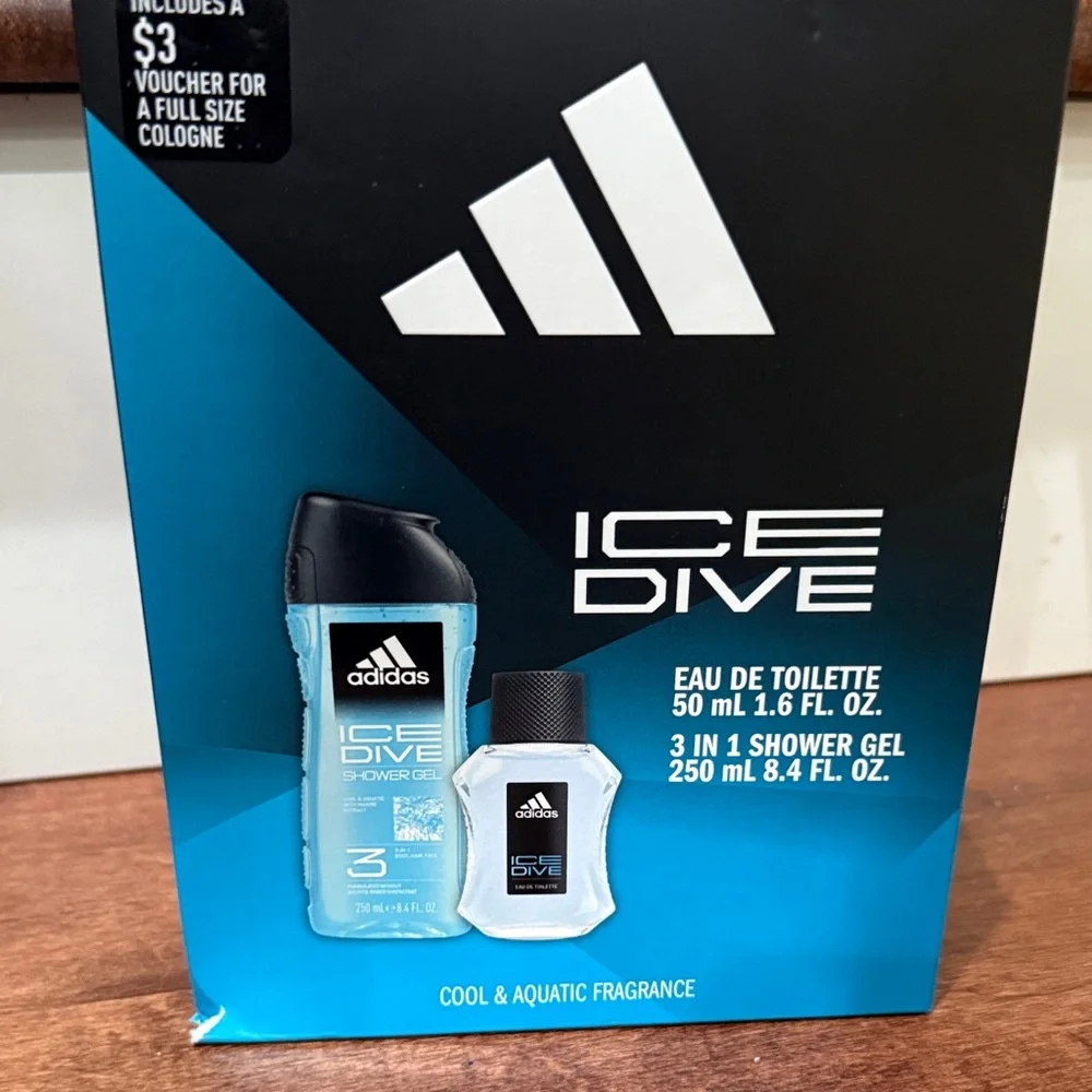 NWT Adidas Ice Dive Fragrance Set